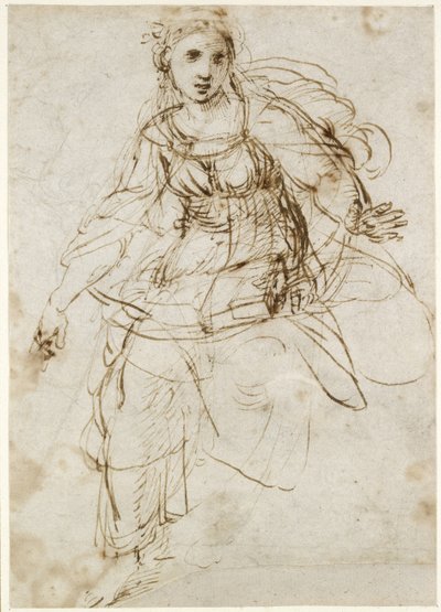 Allegorical Figure of Theology by Raffaello Sanzio Raphael